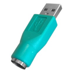 Adaptador ps2 Fêmea Mini din para USB Macho 